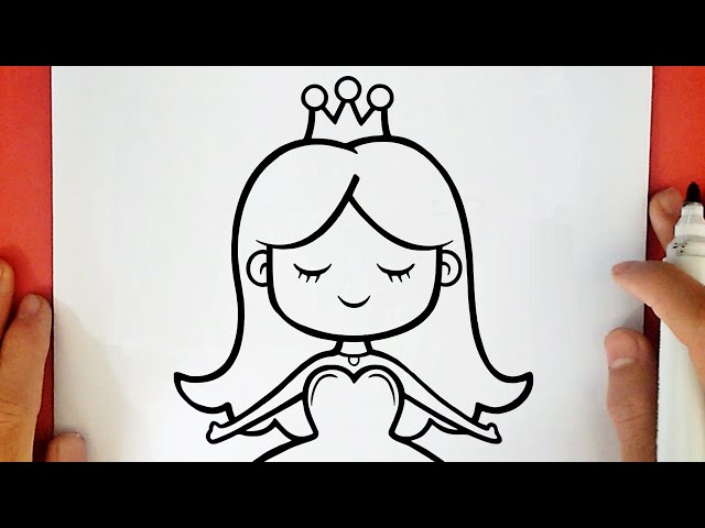 COMO DESENHAR UMA PRINCESA 