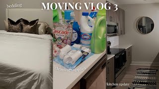 MOVING VLOG 3| ROOM SET UP FT LULL, APARTMENT SHOPPING HAUL, CLEANING &amp; MORE