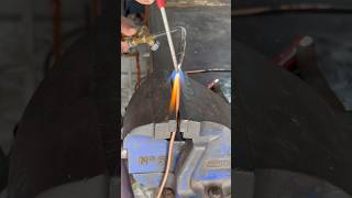 Copper pipe brazing joint #how #howto #copper