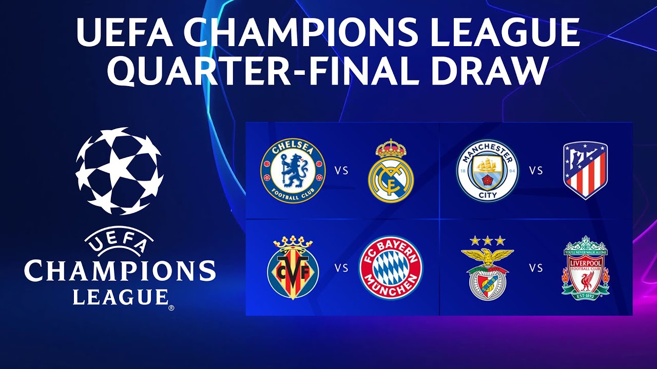 UEFA Champions League Quarter Final Draw Result 2022 Official UCLdraw
