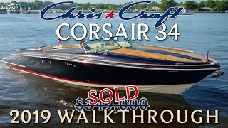 2019 ChrisCraft Corsair 34  Walkthrough  Jacksonville Marine