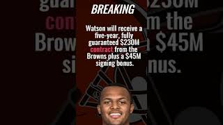 Deshaun Watson Traded to Browns