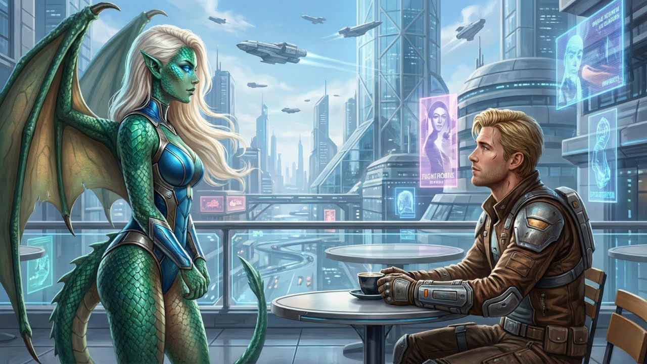 „Könntest du mich bitte umarmen?“, fragte das arme Drachenmädchen den Menschen – seine Reaktion.....