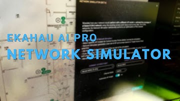 Network Simulator from Ekahau AI Pro