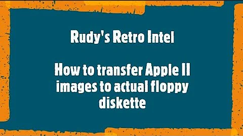 Create Apple II Diskettes