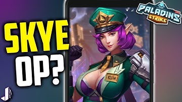 Skye OP on Mobile? Paladins Strike Gameplay (Android)