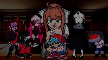 GIRL TAKEOVER - (Omnipresent But Mom Sky Ruby Taki Sarvente Annie Cherry and Monika) - Carlzo -FNF