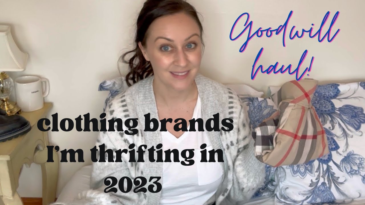 Goodwill haul See What Clothing Brands I’m Thrifting to Resell on