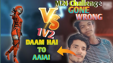 🔥1v2 TDM WITH CONQUEROR PRO PLYER | THEY CHALLENGE ME FOR M24 ONLY IN TDM, CAN I WIN?😰 BGMI.