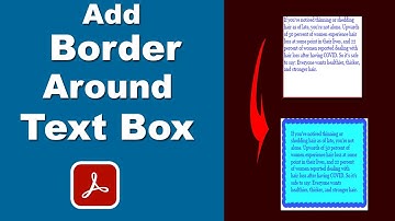 How to Add Border Around Text in Adobe PDF Acrobat Pro 2020