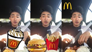 Bretman Rock Mcdonalds Mukbang In Car