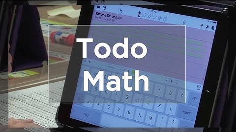 Tech EDGE, Mobile Learning In The Classroom - Episode 39, Todo Math