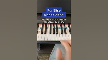 Thumbnail of Fur Elise easy piano tutorial!