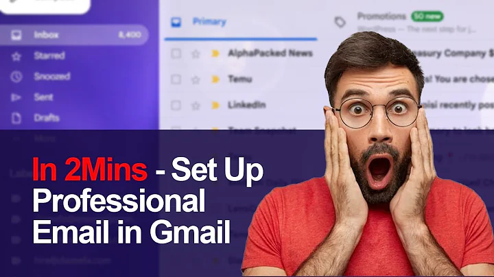Fast & Easy! Setup a Pro Email in Gmail Account (2 Mins)