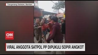 Viral Anggota Satpol PP Dipukuli Sopir Angkot