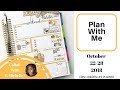 Plan With Me | Erin Condren Horizontal Life Planner | October 22-28 | Collab With E.Michelle!