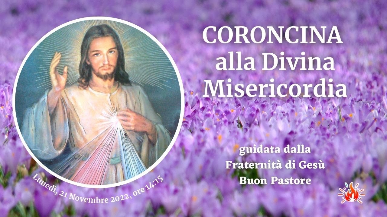 Fraternità Amici Di Gesù Buon Pastore ore 14:15 - Coroncina alla Divina Misericordia - Fraternità di Gesù