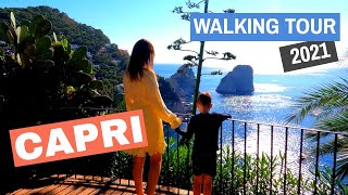🇮🇹 Капри 4K - Пешеходная экскурсия - побережье Амальфи, Италия 2021