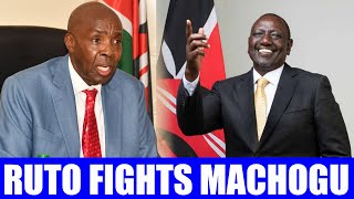 Confusion Rocks Statehouse as Ruto and Machogu badly clash in Public