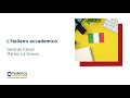 L&#39; italiano accademico - Presentazione del corso