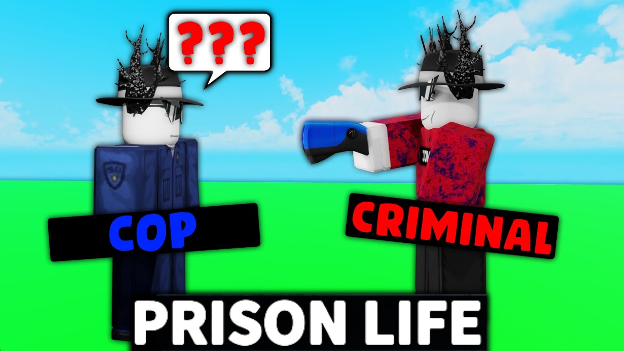 TAZING Cops As A CRIMINAL - Roblox Prison Life