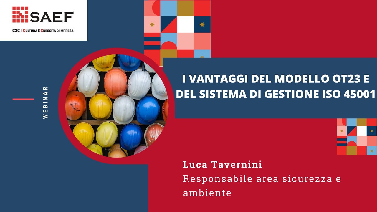Webinar: I vantaggi del modello OT23 e del sistema di gestione ISO ...