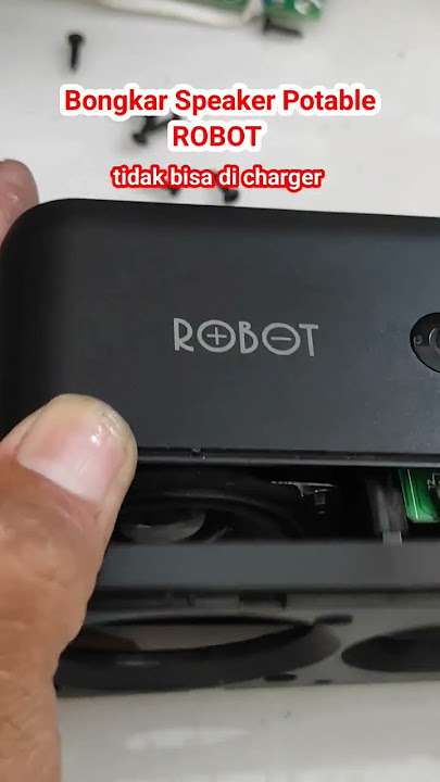 speaker portable robot tidak bisa di charge #speakerportable #robot