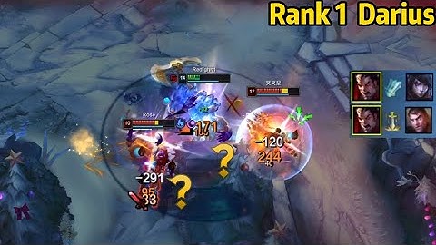 Rank 1 Darius: This INSANE 1v2 Outplay Shocked His Teammates!