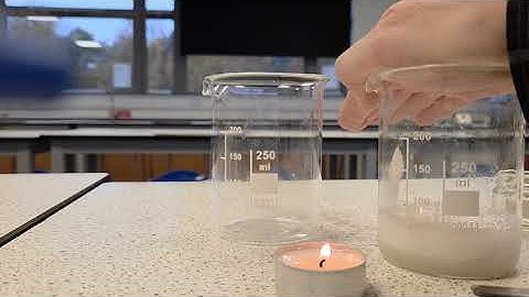 Empty beaker extinguishes candle part 2