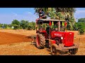 Mahindra 575 di tractor goes to 9 point aram cultivator performance in solam farmland filed