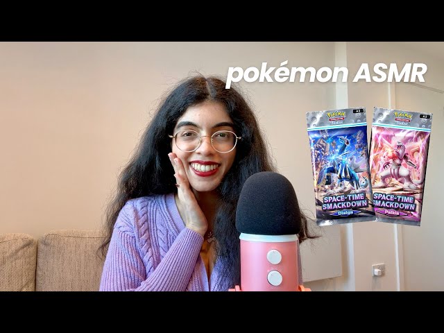 ASMR whisper rambles & Pokémon TCG pocket gameplay 💓🥱