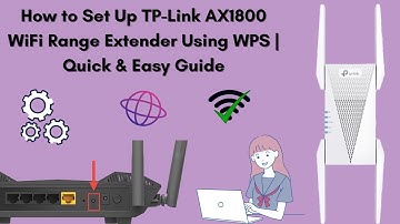 How to Set Up TP-Link AX1800 WiFi Range Extender Using WPS | Quick & Easy Guid