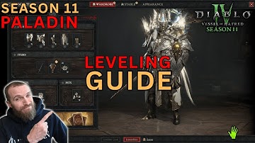 Ultimate PALADIN Leveling Guide For Diablo 4 Season 11!