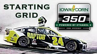 2026 Iowa Corn 350 Starting Grid