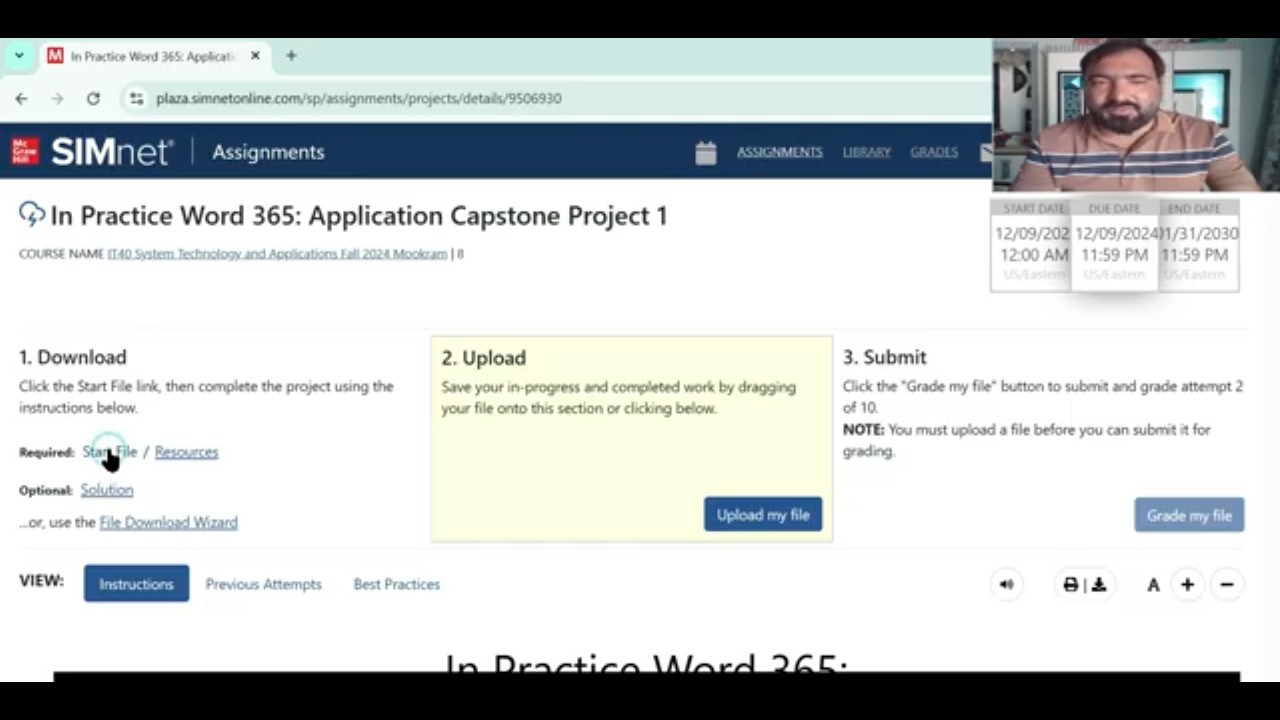 In Practice Word 365 Application Capstone Project 1 | Word 365 Application Capstone Project 1 ...