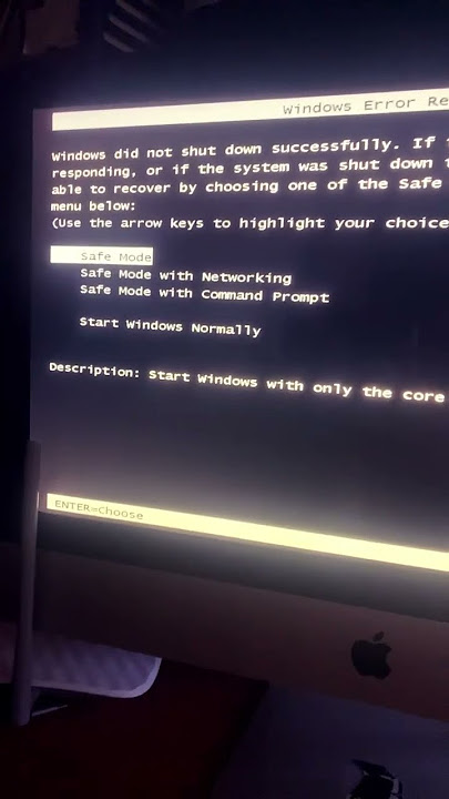 How To Run Windows 7 In Safe Mode #win7#windows 7
