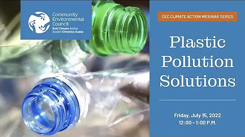 Plastic Pollution Solutions Webinar | #CECSB