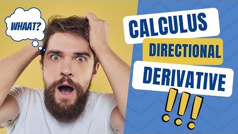 Directional Derivative( How to find the Directional Derivative and Gradient Vector)| PART 1