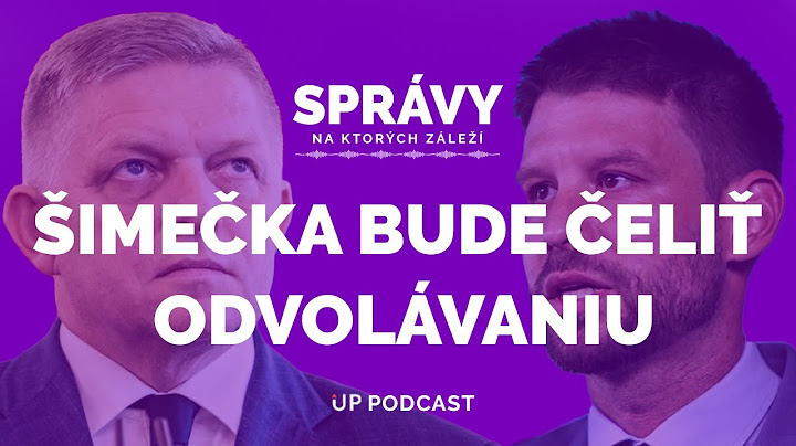 Šimečka poukazuje na možné zapojenie SIS do jeho odvolávania /SNKZ #139