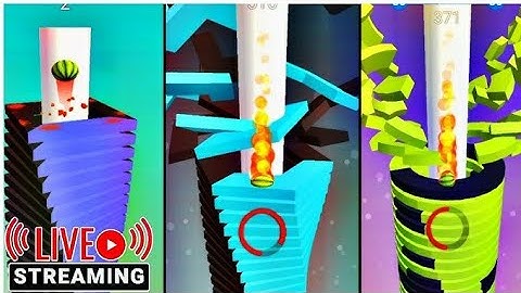 stack ball 🏀 3d game live part 19 7080 in 4000 #stackball #shortfeed