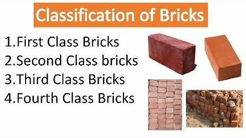 Classification of Bricks, Properties of Bricks, Bricks , building materials,#classificationofbricks