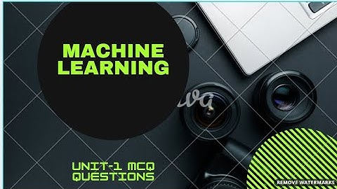 Machine learning unit 1  part 4 Mcq | ML MCQ QUESTIONS | MLMCQ QUES FOR FINAL YEAR (AKTU) STUDENTS