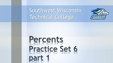 Math Review-Percents Chapter Practice Set 6, Pt 1 "Solving Percent Increase or Decrease Problems".