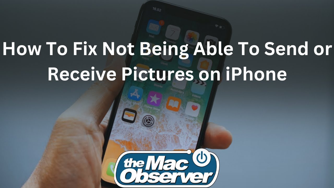 How To Fix Not Being Able To Send Or Receive Pictures On IPhone YouTube