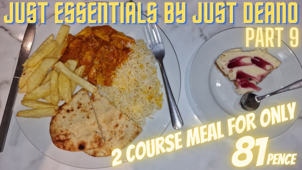 2 COURSE MEAL FOR JUST 81p Indian Food CURRY Asda Just Essentials 2 COURSE MEAL FOR JUST 81p Indian Food CURRY Asda Just Essentials