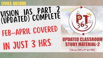 VisionIAS PT365 Updated Part 2(2025) Complete|Vision IAS Updated Part 2 Complete |PT 365 (Feb–April)