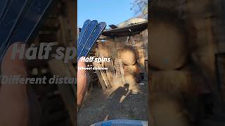 3 different distances overhand instinctive half spin