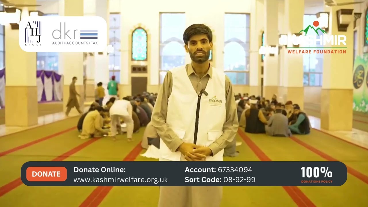 DKR Accountants & AHJ Sponsored Iftar in Muzaffarabad