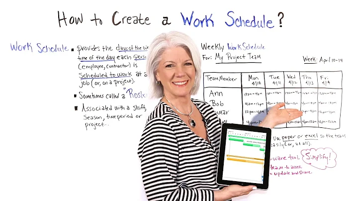 How to Create a Work Schedule - Project Management Training - DayDayNews