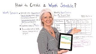 How to Create a Work Schedule - Project Management Training